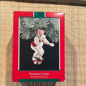 Hallmark Peppermint Clown Ornament - Porcelain
